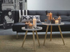 Świeca pieńkowa rustic 190/68 k. Mat lawend BOL