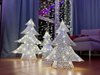 Figurka LED CHOINKA 173539 srebrny 60cm