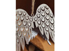 Zawieszka SKRZYDŁA TS418 metal złoty 14cm