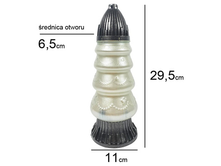 Znicz BN ZPCH3A MAL choinka biały (8szt)