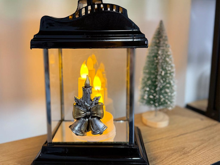 Świeca LED trio kremowy 14x8,5cm