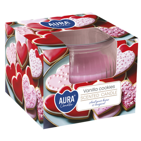 Świeca w szkle SN69-436 Bispol - Vanilla cookies