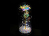 Wieczna RÓŻA led 26702 pojed.kulki różowy 21,5cm