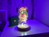 Wieczna RÓŻA led 26700 pojedyncza czerwony 21,5cm