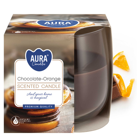 Świeca w szkle SN71-340 Bispol - Chocolate orange
