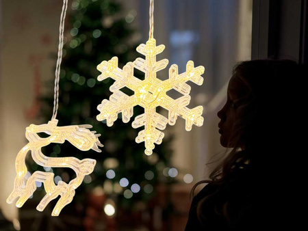 Ozdoba świąteczna LED 27405 2szt 42cm