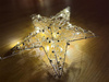 Gwiazda led 146989 duży złoty 30x30x8cm