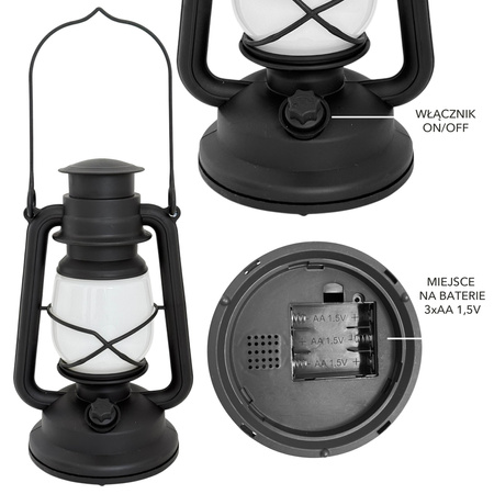 Lampa plastikowa LED 26916 25x14cm