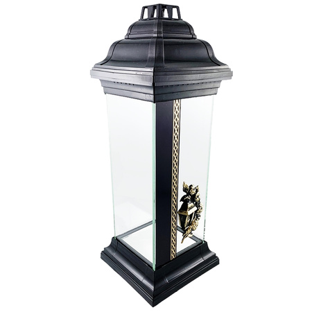 Znicz BN K-6098 LATARNIA kaplicz czarny pas (8szt)