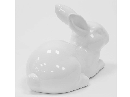 Figurka ZAJĄC 111688 biały 14,5cm