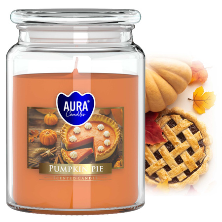 Świeca w szkle SND99-347 Bispol 100h Pumpkin pie