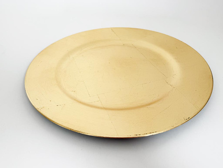 Podstawka świecznik FA001/F/G koło złoty 33cm