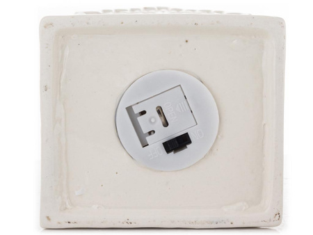 Figurka LED domek 168748 biały 15,5x8cm