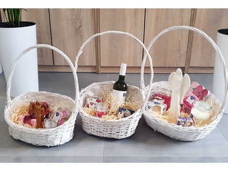 Kosz prezentowy MINI DELIKATES-20WH 42x28x19cm