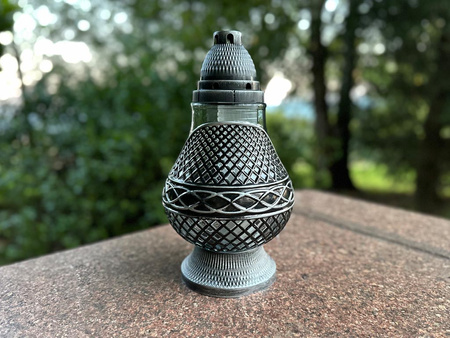 Znicz K-7682 LAMPION srebrny (6szt)