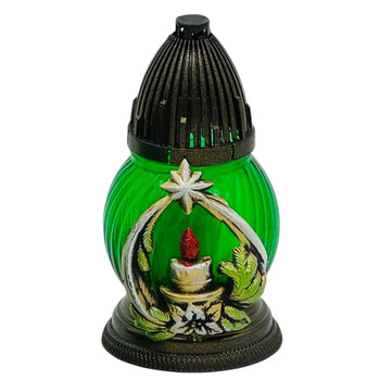 Znicz BN K-9891 KULKA zielony apl.św (8szt)