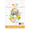 Balony urodzinowe zestaw 26505 URODZINY złoty 9szt