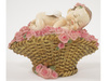 Figurka DZIECKO 114809 śpiące w koszyczku 10cm 