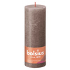 Świeca pieńkowa rustic 190/68 k. Taupe BOL
