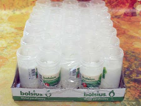 Wkład parafinowy 24h BOLSIUS (35szt)