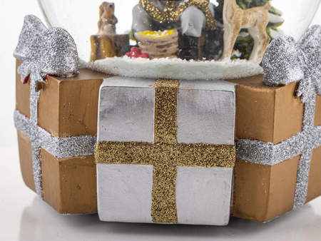 Pozytywka SZKLANA KULA 139897 MIKOŁAJ 16x11cm