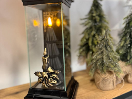 Figurka LED CHOINKA 30/23/WAX czarny 17,5cm 
