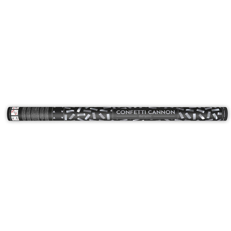Tuba z konfetti TUKM80-018 srebrny 80cm