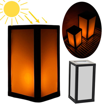 Latarnia plastikowa SOLAR 27109 czarny 20x10,5cm