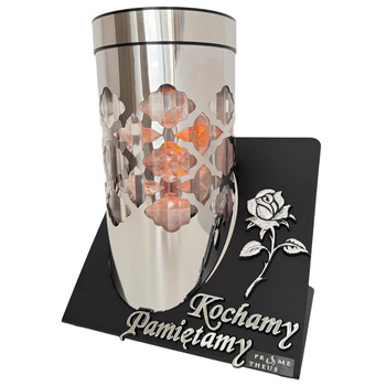 Znicz SOLAR metalowy K-6685 PAMIĘTAMY (4szt)