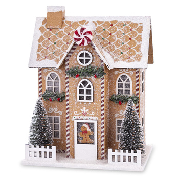 Figurka LED DOMEK 171645 brązowy 20x16cm