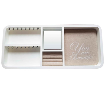 Szkatułka na biżuterię MSV104 biały