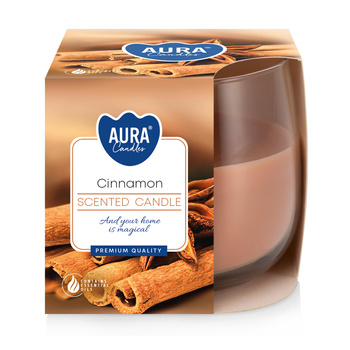 Świeca w szkle SN71-65 Bispol - Cinnamon