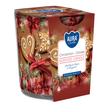 Świeca w szkle SN72s-61 Bispol - Cinnamon-Cloves