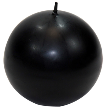 Świeca kula 60mm N22 036 czarny