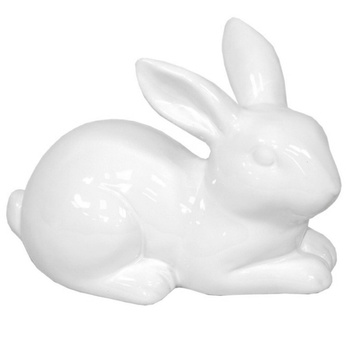 Figurka ZAJĄC 111688 biały 14,5cm
