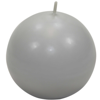 Świeca kula 80mm N23 025 jasny szary