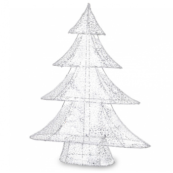Figurka LED CHOINKA 173539 srebrny 60cm
