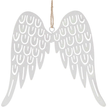 Zawieszka SKRZYDŁA TS321 metal biały 14cm