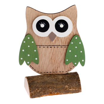 Figurka SOWA ZS191089 15cm drewniana