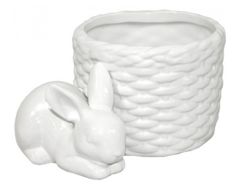 Osłonka ceramiczna z zajączkiem 100206