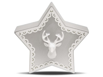 Szkatułka renifer gwiazda 20cm 110504