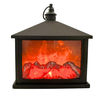 Kominek LED 27395 czarny 23x10,5x21cm