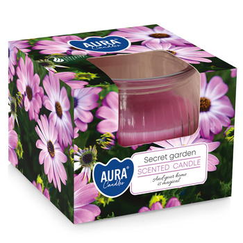 Świeca w szkle SN69-365 Bispol - Secret garden