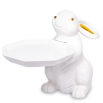 Patera 176314 ZAJĄC z tacką złote uszy 14,5x11cm