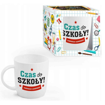 Kubek ceramiczny SZKOŁA NBC czas do szkoły 330ml
