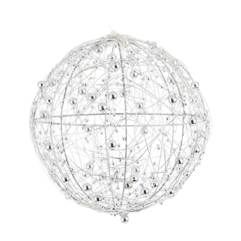 Figurka LED KULA 148117 srebrny 20cm