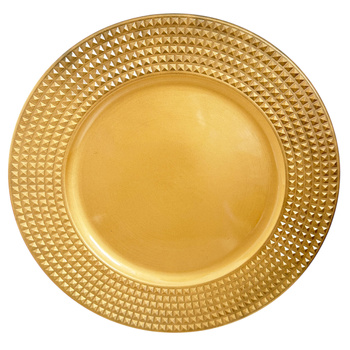 Podstawka świecznik FS2011/SP/G koło złoty 33cm