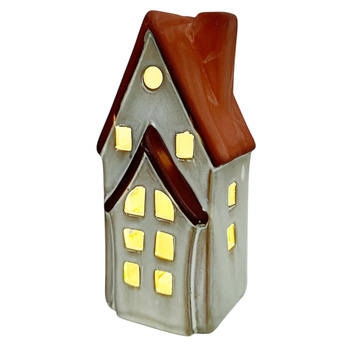 Domek LED LE0228235B-1/2 ceramiczny 12,5x5,5cm