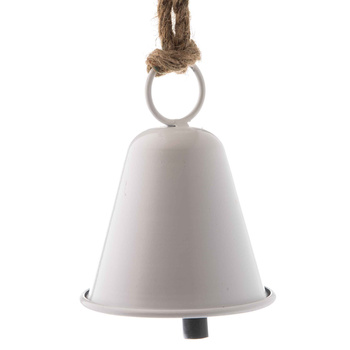 Zawieszka DZWONEK AR075 metal biały 30x9,5cm