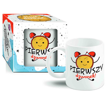 Kubek ceramiczny SZKOŁA BOSS pierw. dzwonek 300ml